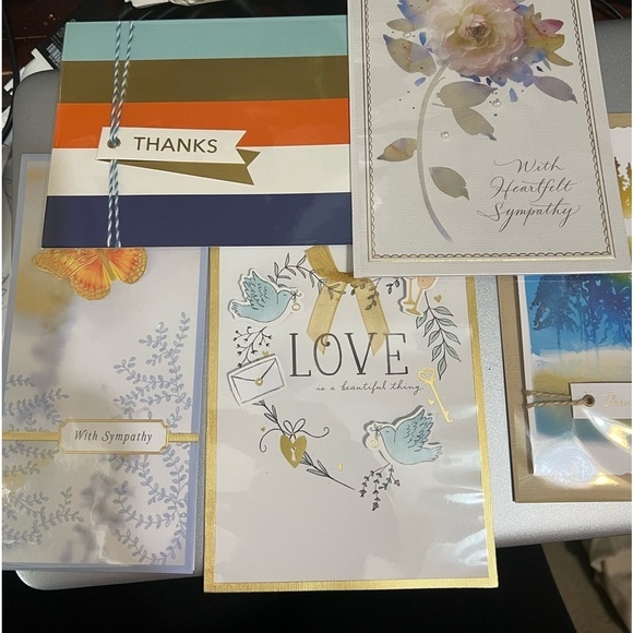 ***^Donated****Hallmark Thoughtful greeting cards (5) - Picture 1 of 11